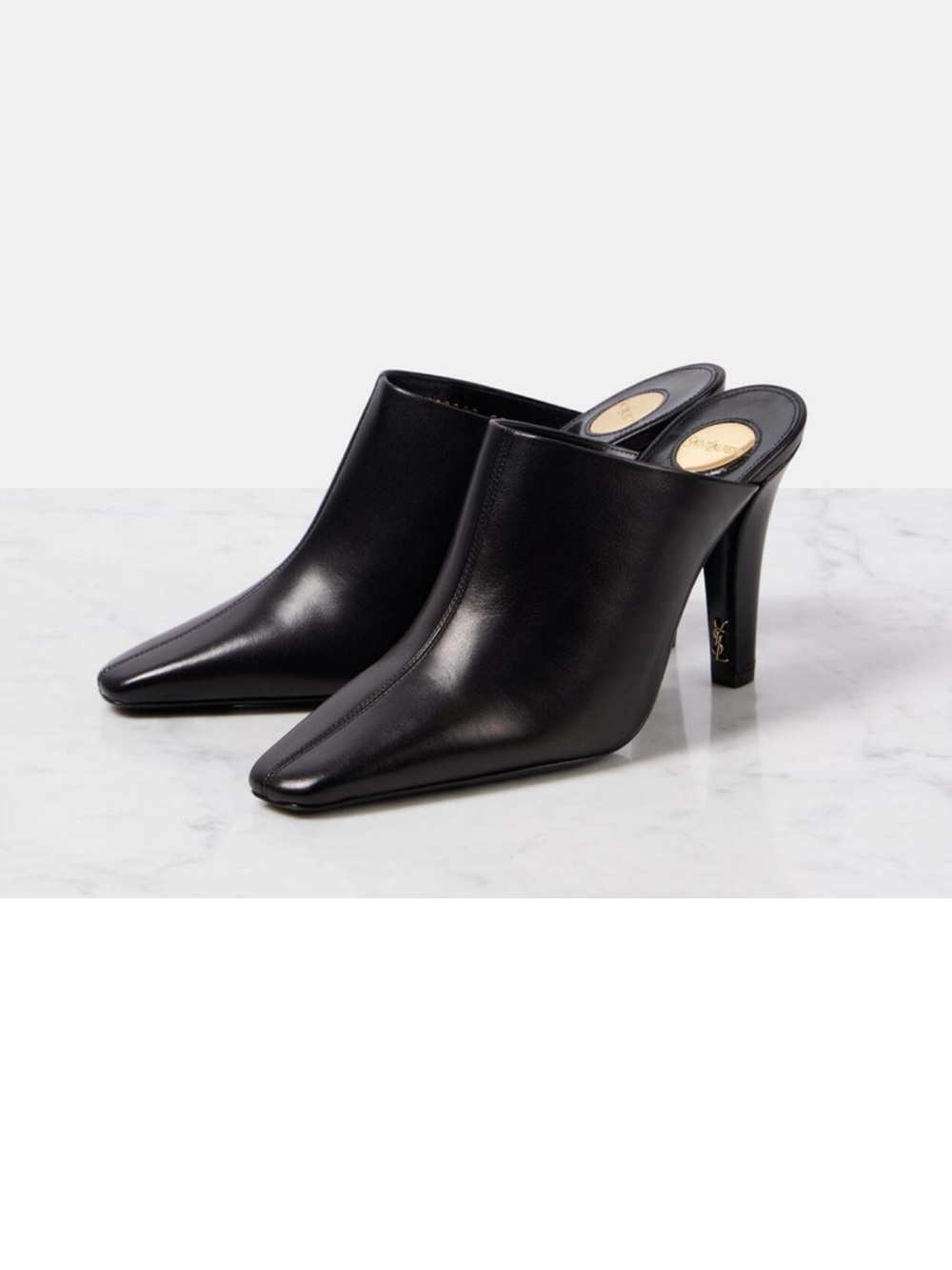Saint Laurent Jill 95 leather mules size 40